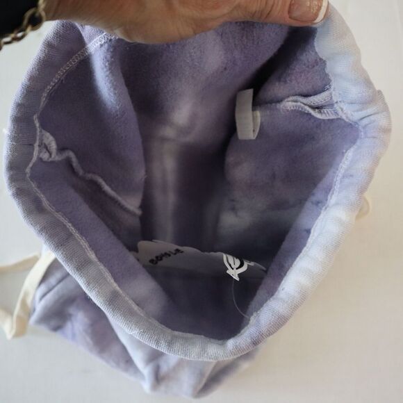 Boys Lie Purple Tie Dye Cotton Slushie Drawstring Backpack (Unreleased) - Picture 4 of 9